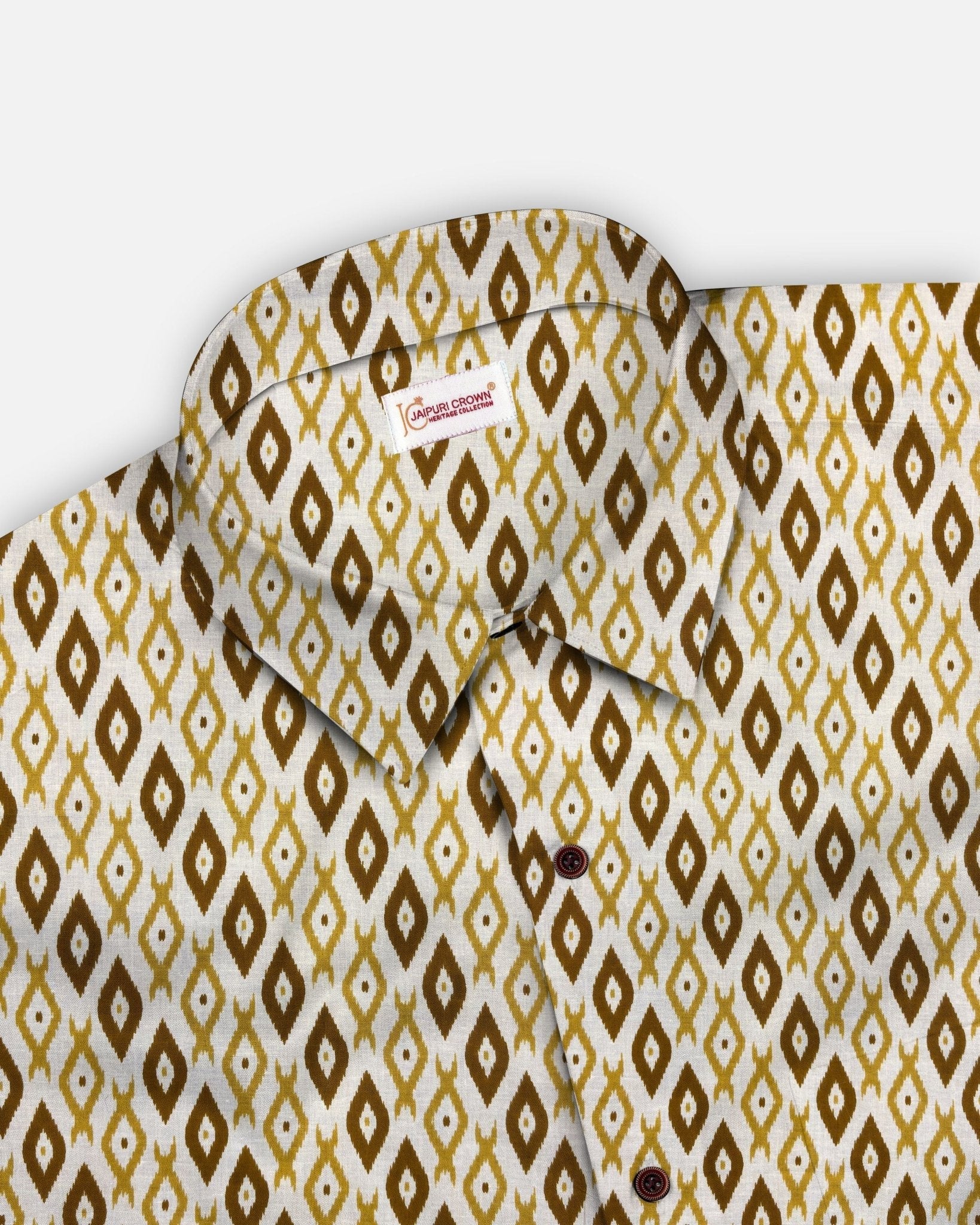 Prism Prints - Pure Cotton Shirt - Pure Cotton Shirt - Jaipuri Crown