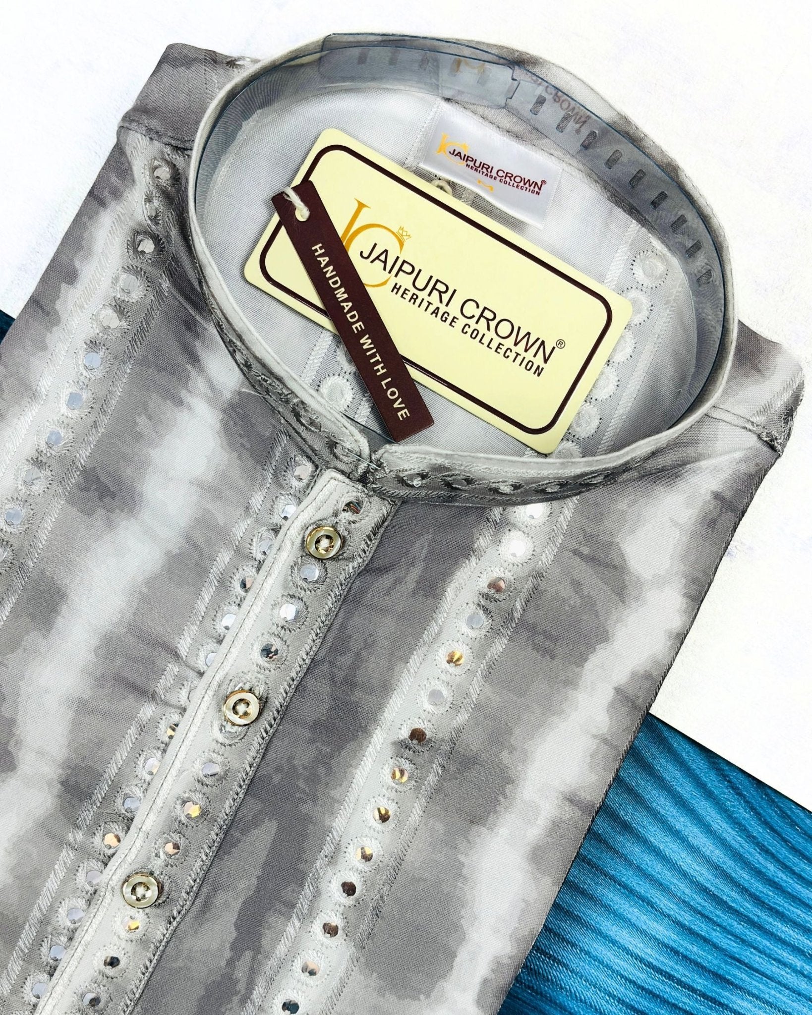 Raas Mirror Work Kurta - Jaipuri Crown