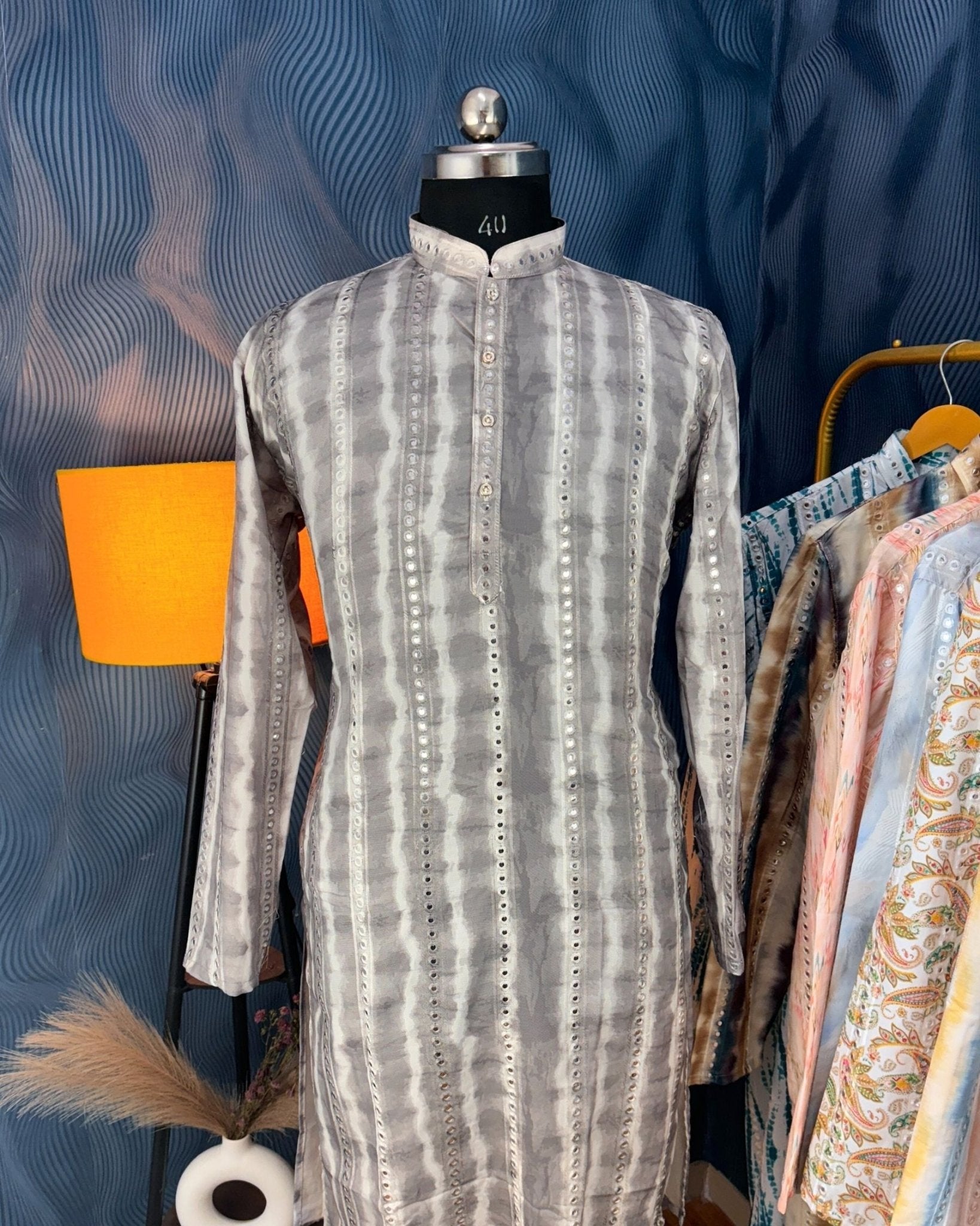 Raas Mirror Work Kurta - Jaipuri Crown