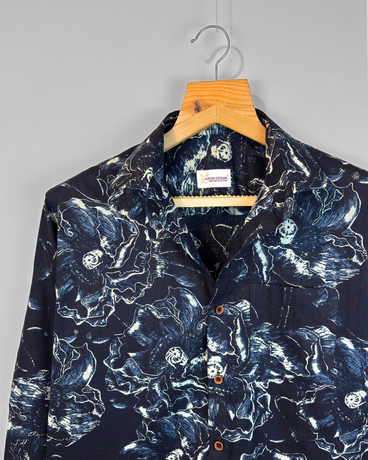 Raatrang - Pure Cotton Shirt - Jaipuri Crown