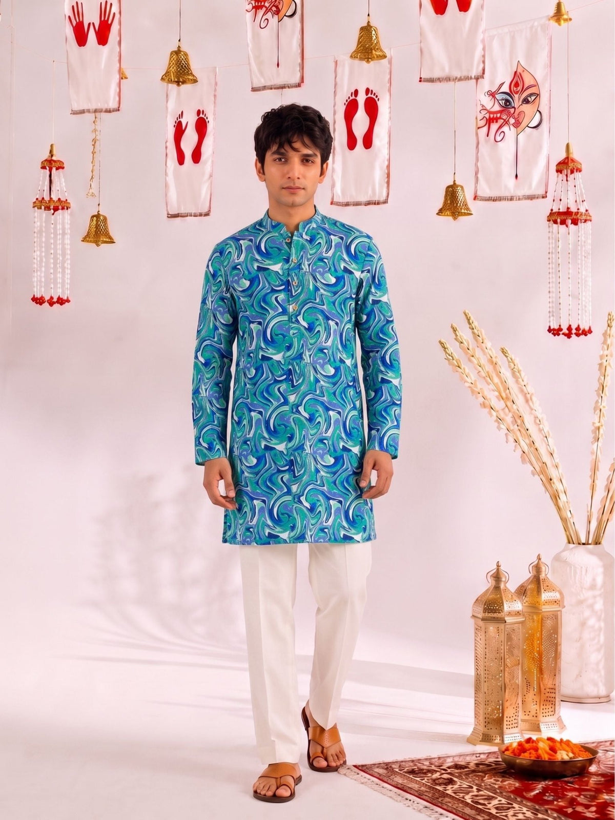 Radium Blue - Jaipuri Crown