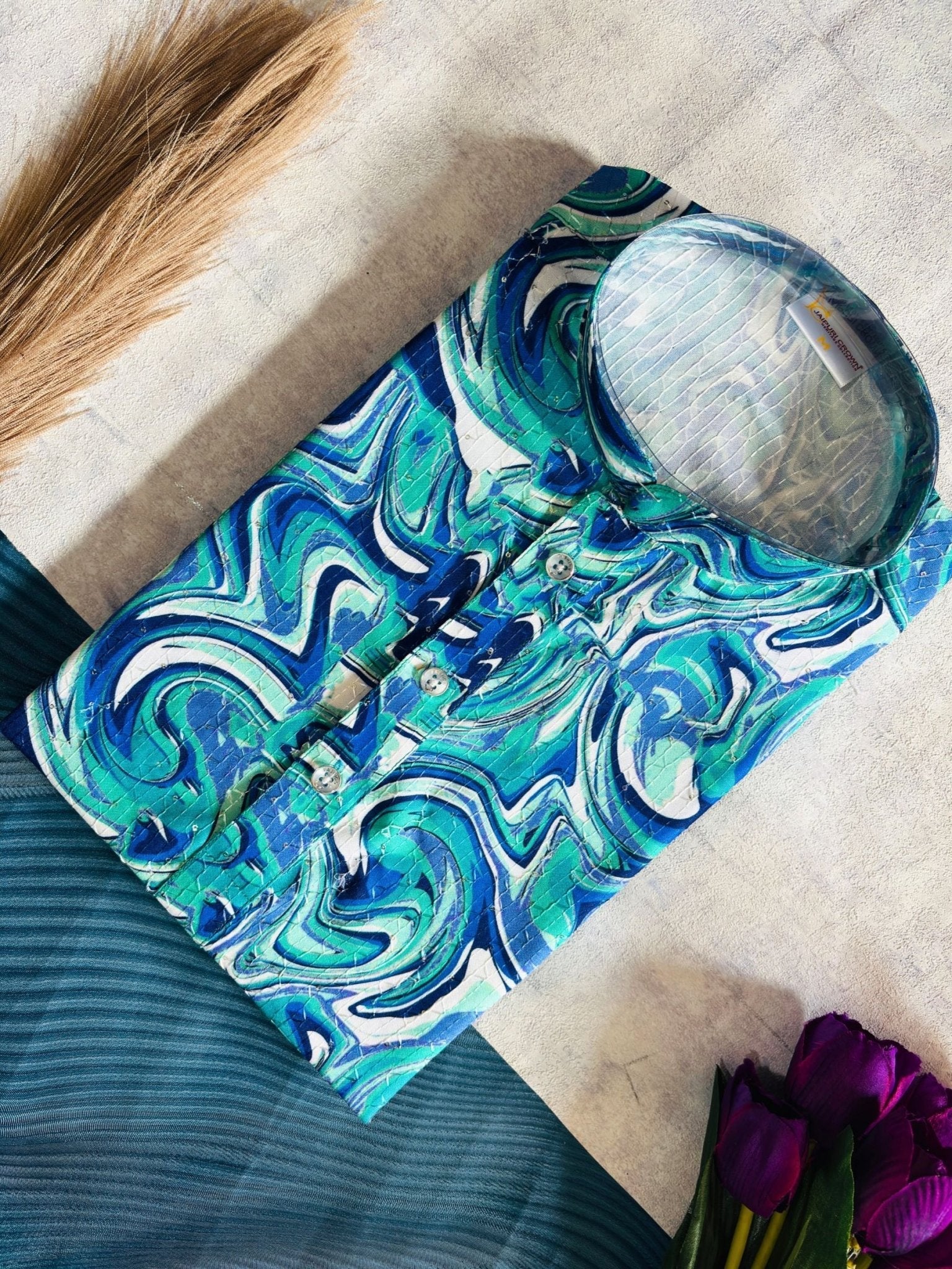 Radium Blue - Jaipuri Crown