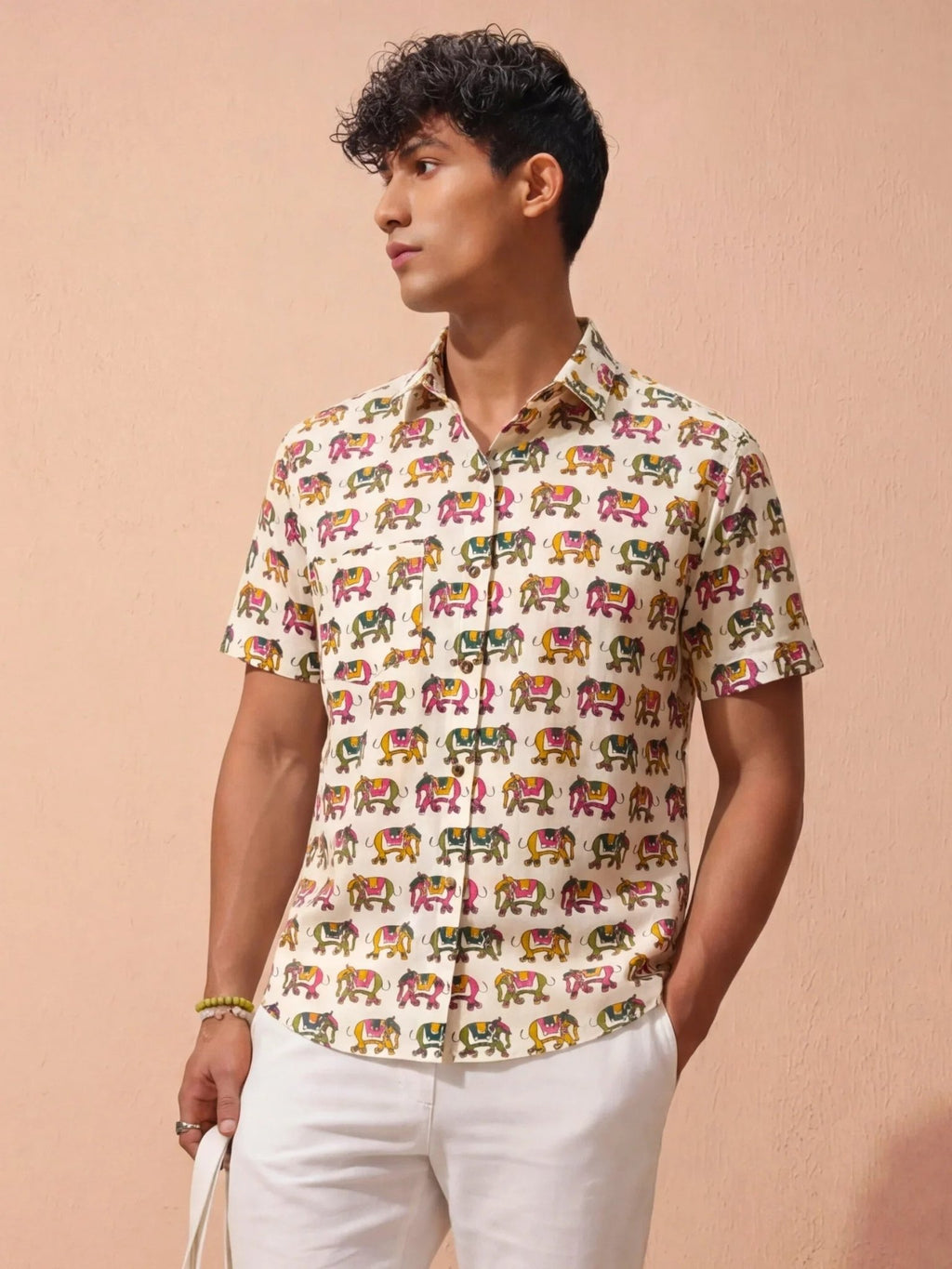 Rajasthani Charm – Printed Cotton Half Sleeve - Jaipuri Crown