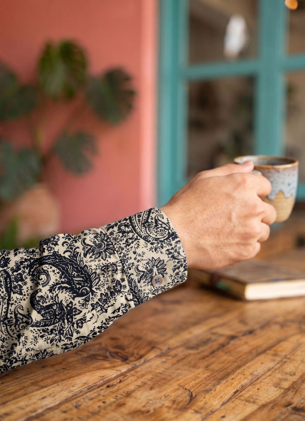 Rajasthani Charm – Printed Cotton Short Kurta - Jaipuri Crown