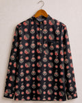 Rajasthani Charm – Printed Cotton Short Kurta - Jaipuri Crown