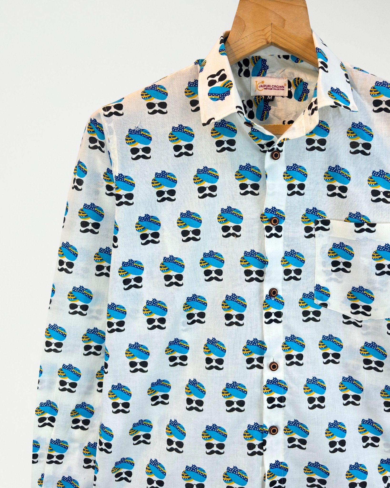 Rajswag – Full Sleeve Cotton Shirt - Jaipuri Crown