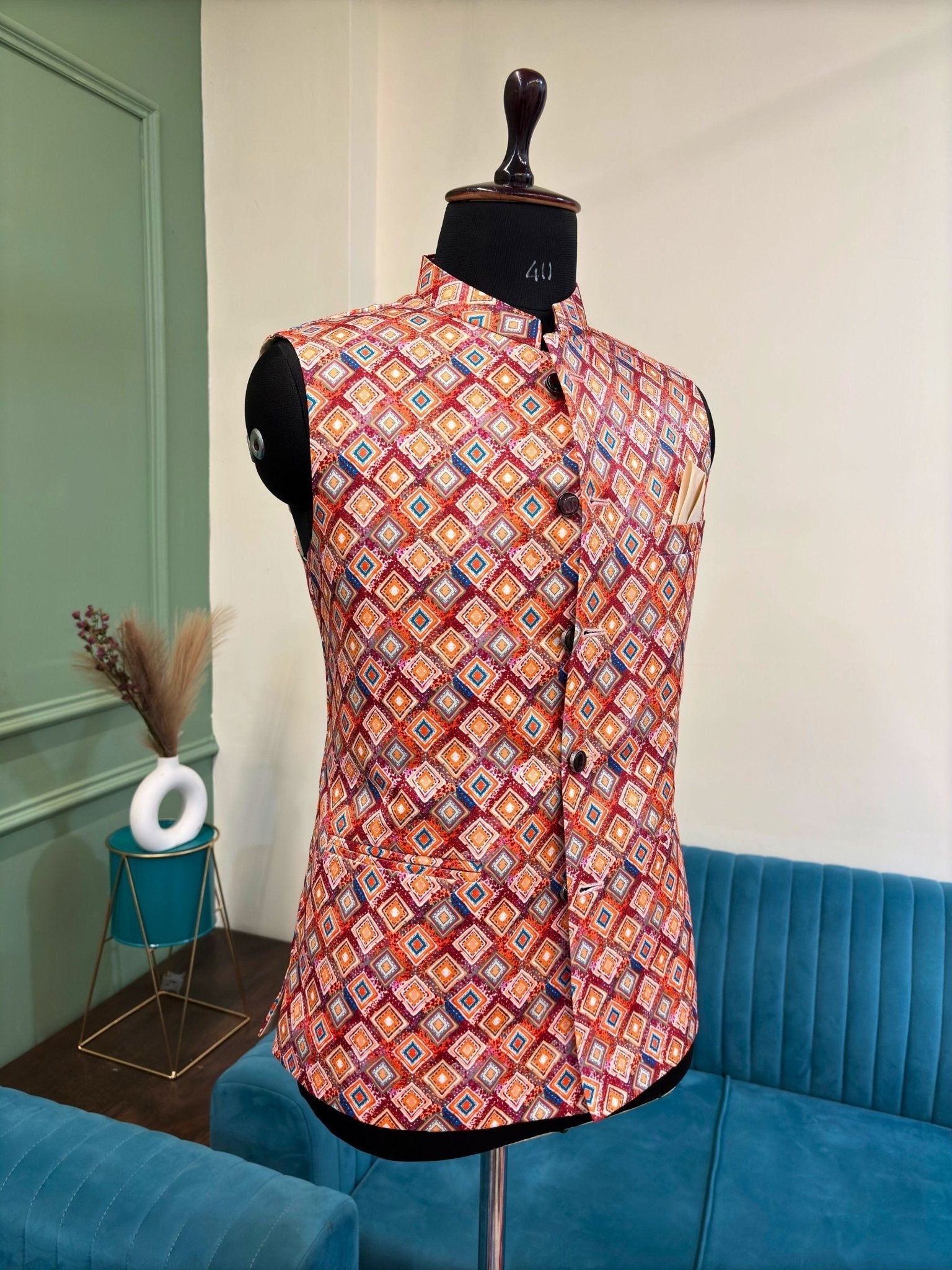 Rajwada Regal Modi Jacket - Jaipuri Crown