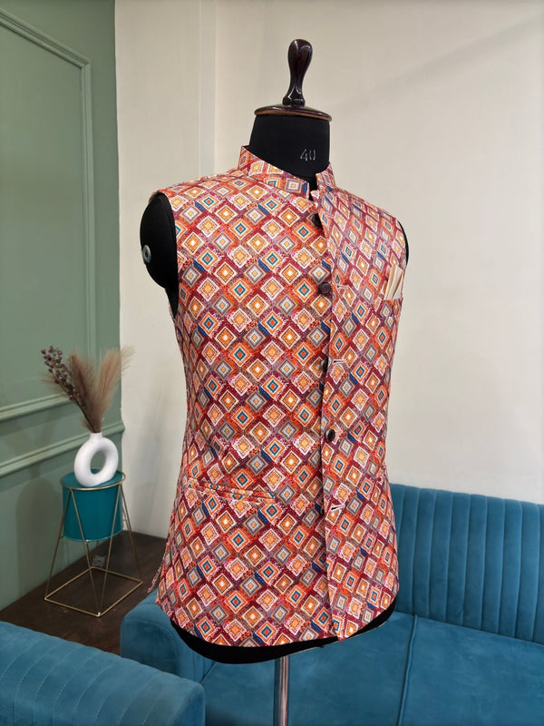 Rajwada Regal Modi Jacket - Jaipuri Crown