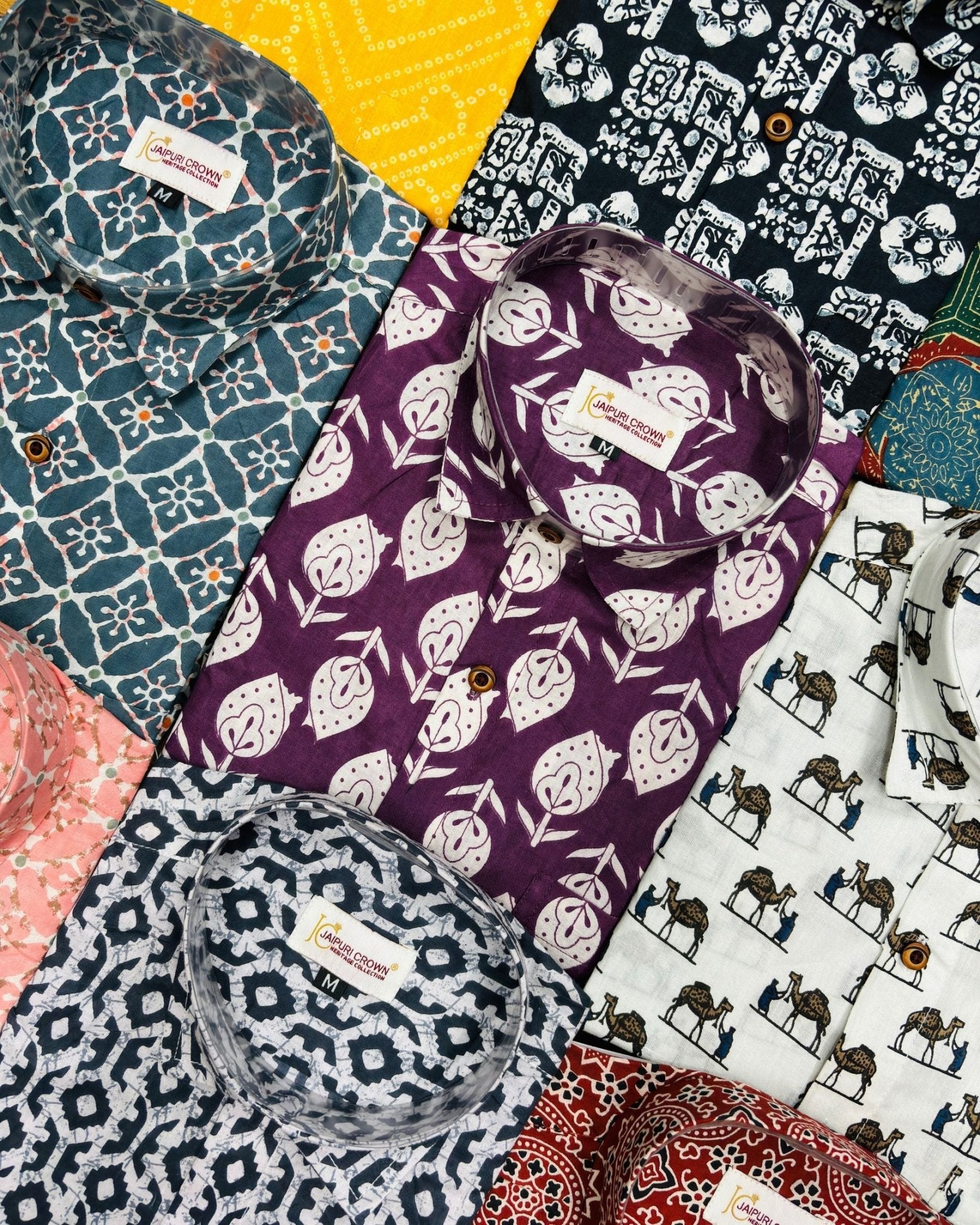 Rajwadi Blue Buti - Jaipuri Crown