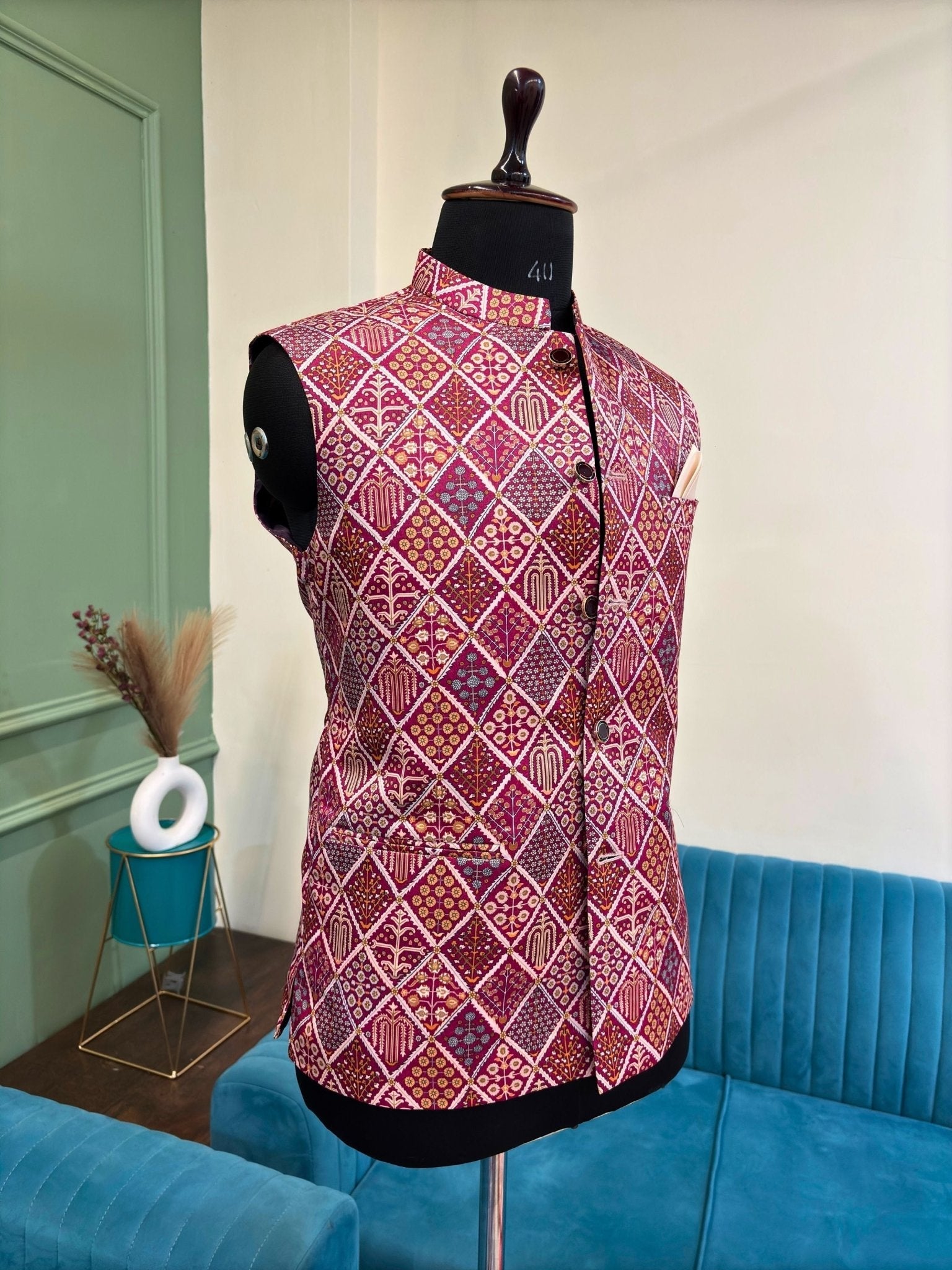 Regal Heritage Modi Jacket - Jaipuri Crown