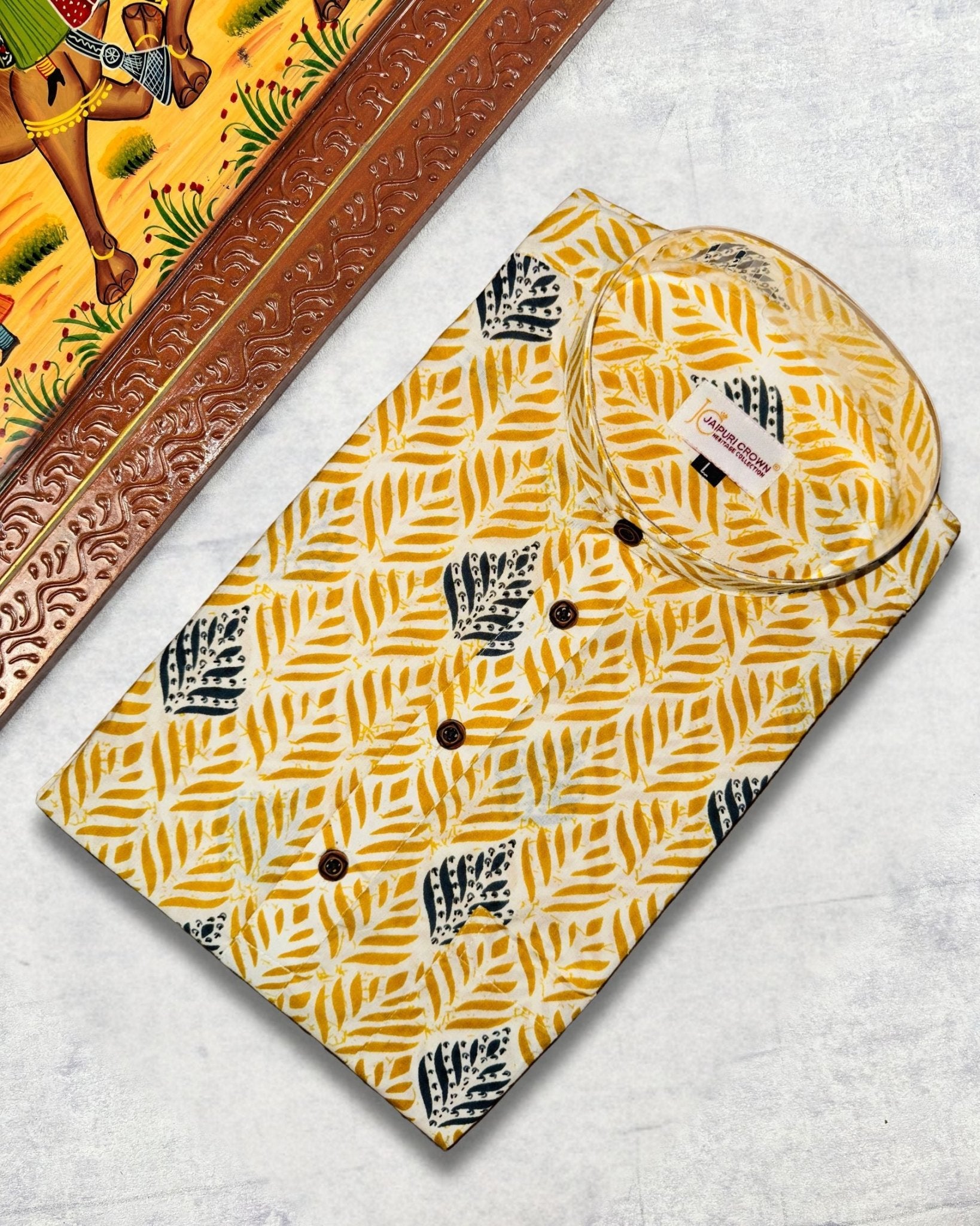 Regal Mustard - Jaipuri Crown