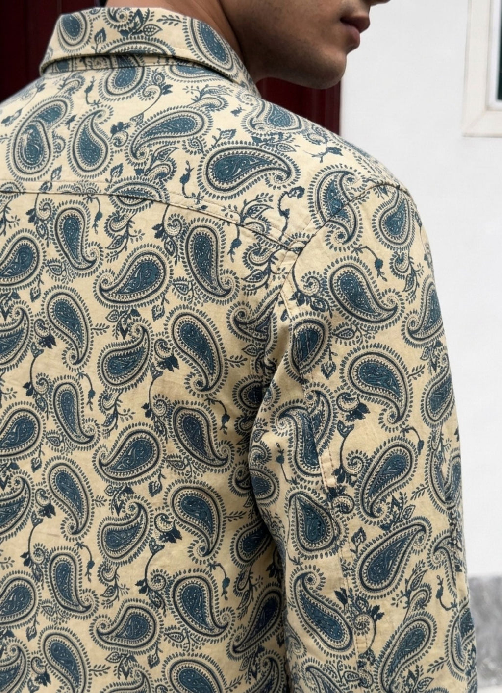 Royal Paisley – Men's Full Sleeve Cotton Shirt - Jaipuri Crown