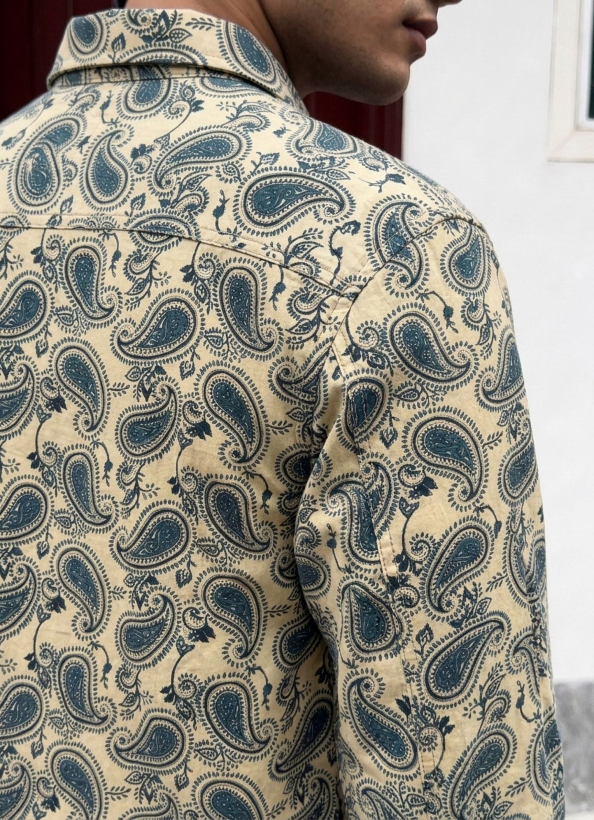 Royal Paisley – Men's Full Sleeve Cotton Shirt - Jaipuri Crown