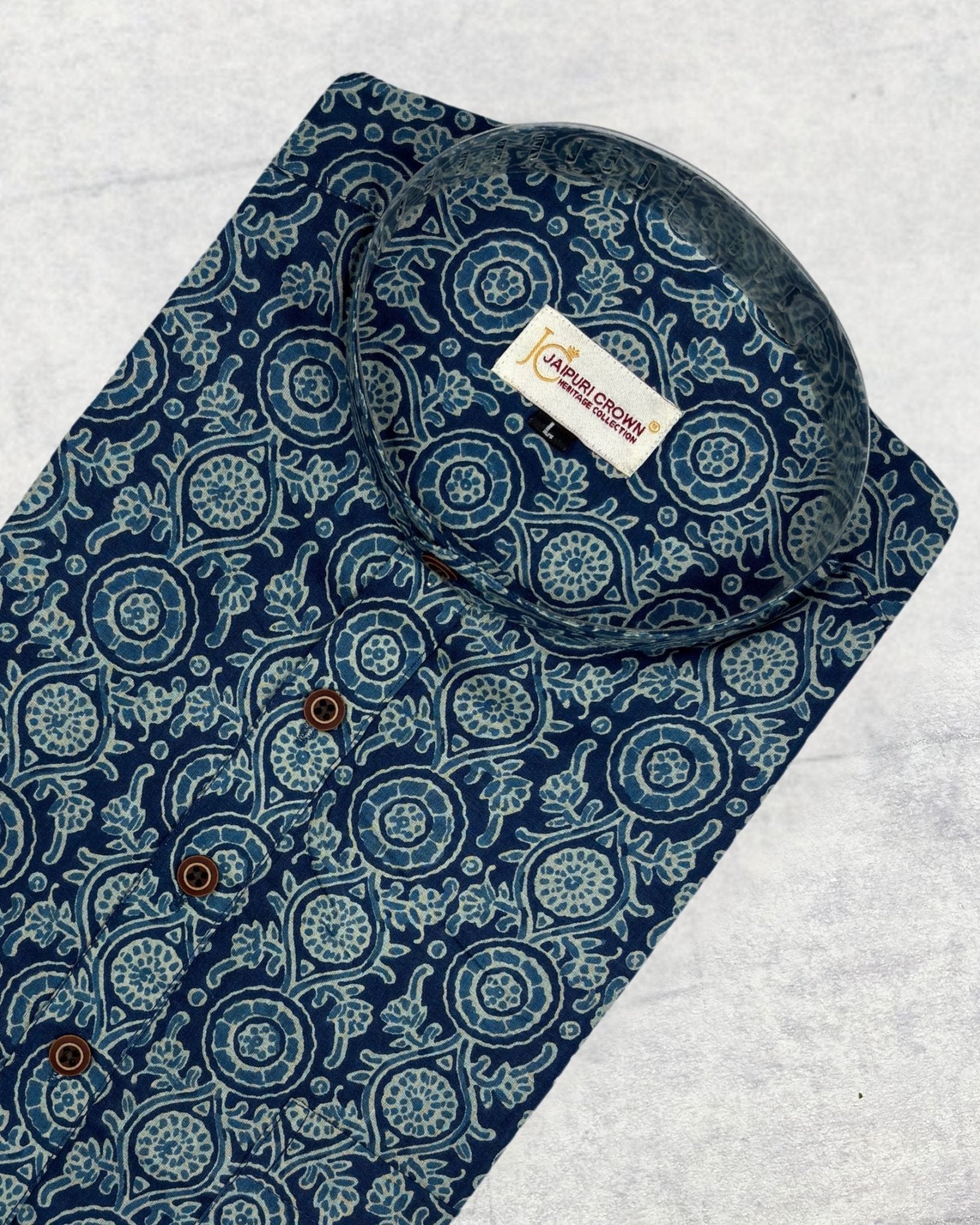 Rustic Blues - Jaipuri Crown