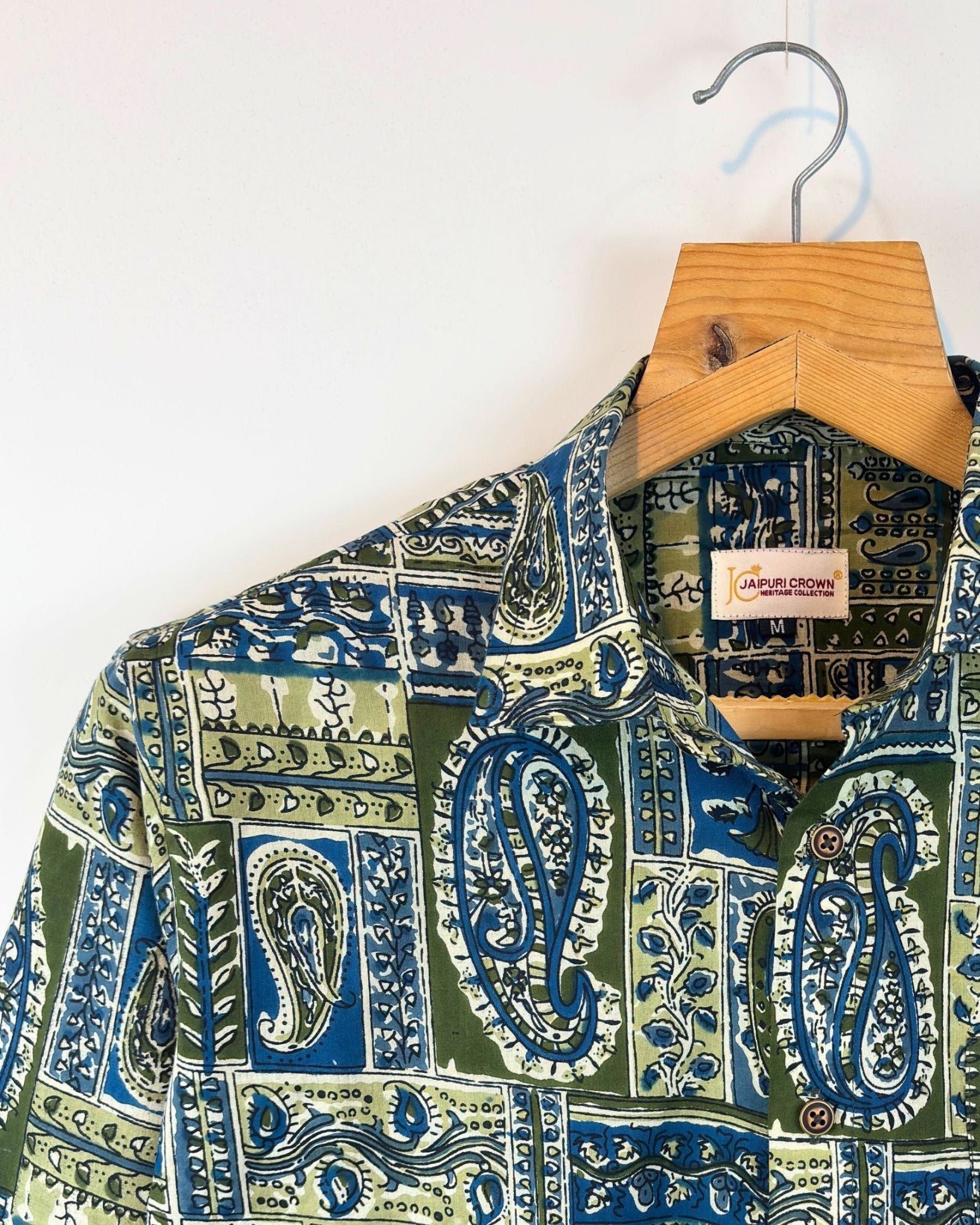 Rustic Richness - Pure Cotton Shirt - Jaipuri Crown