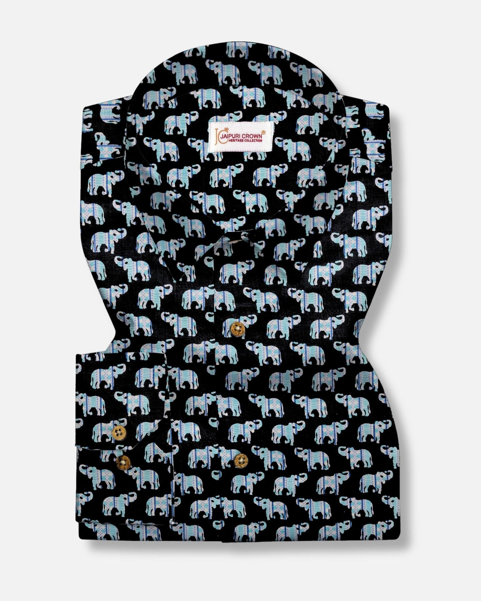 Safari Splendor Shirt - Jaipuri Crown