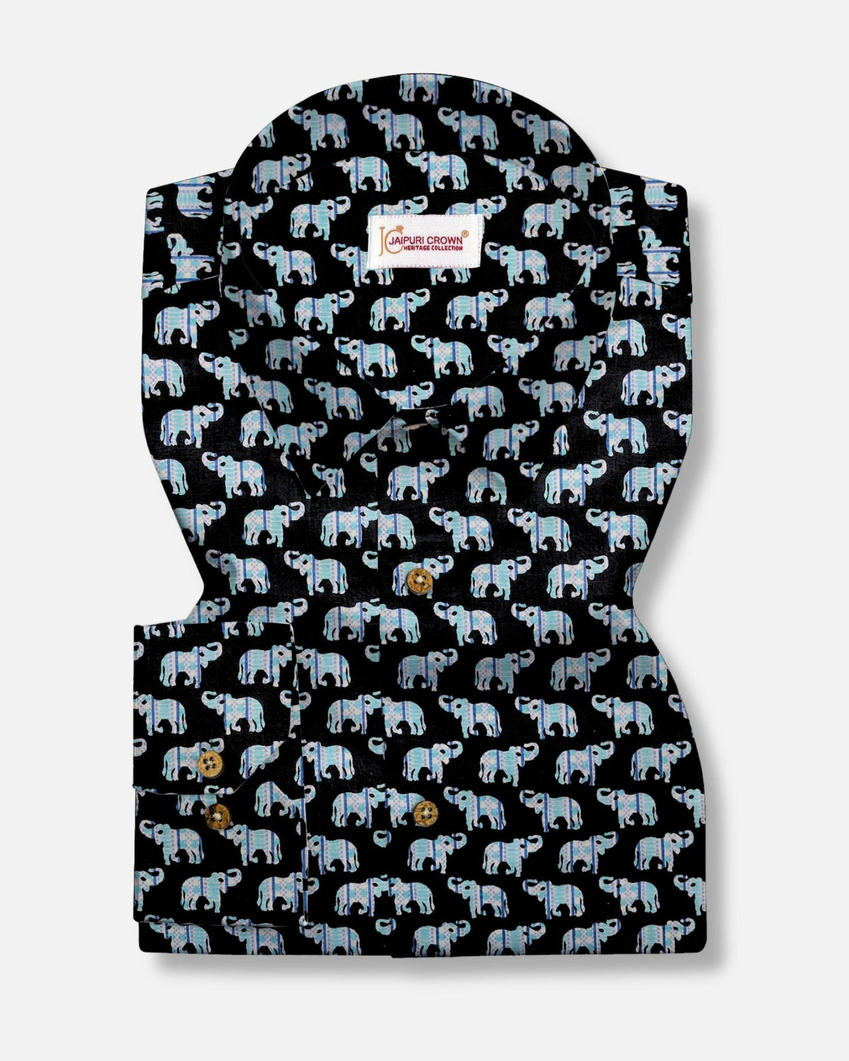 Safari Splendor Shirt - Jaipuri Crown