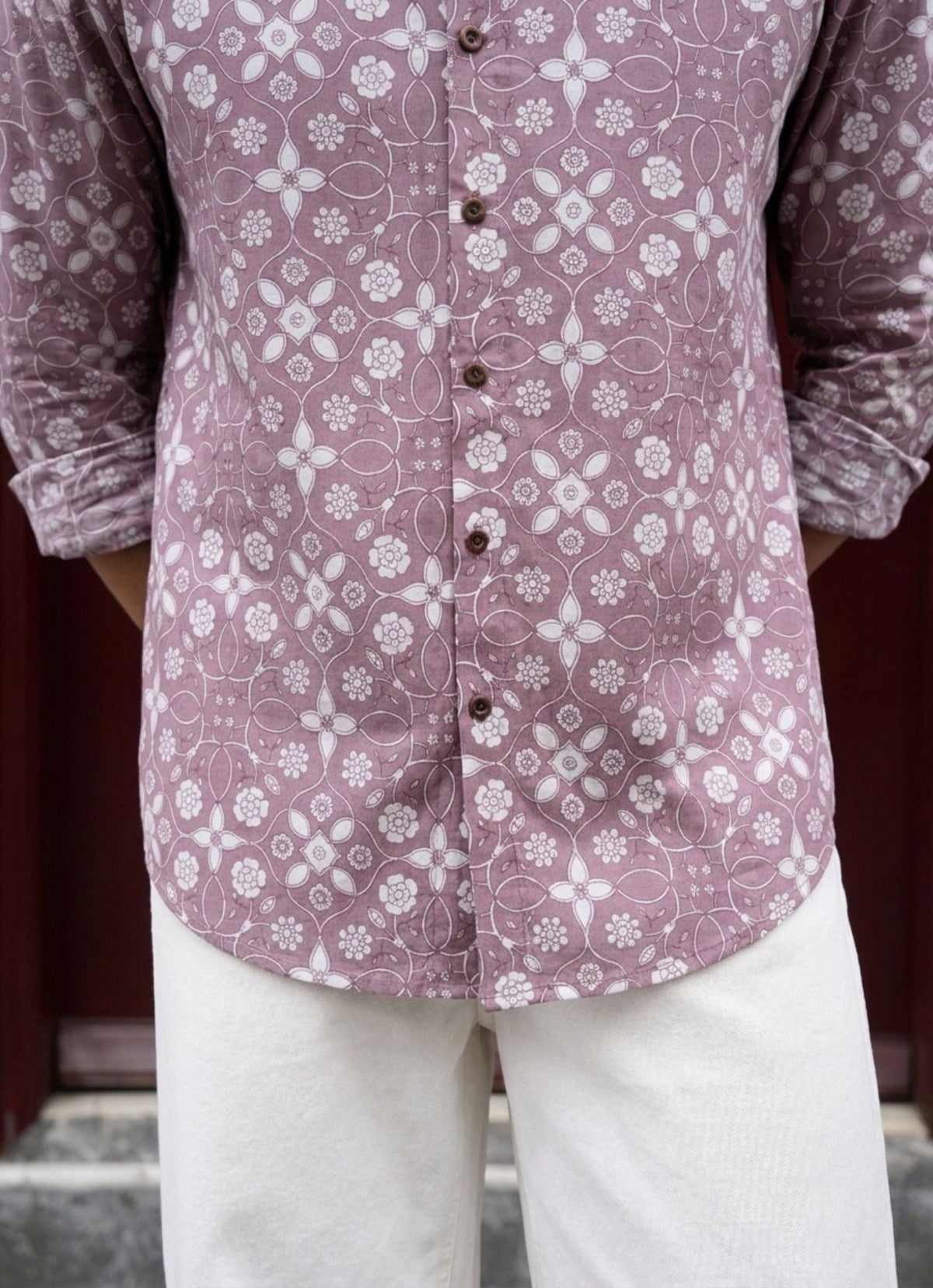 Sanganeri Blossom – Full Sleeve Cotton Shirt - Jaipuri Crown