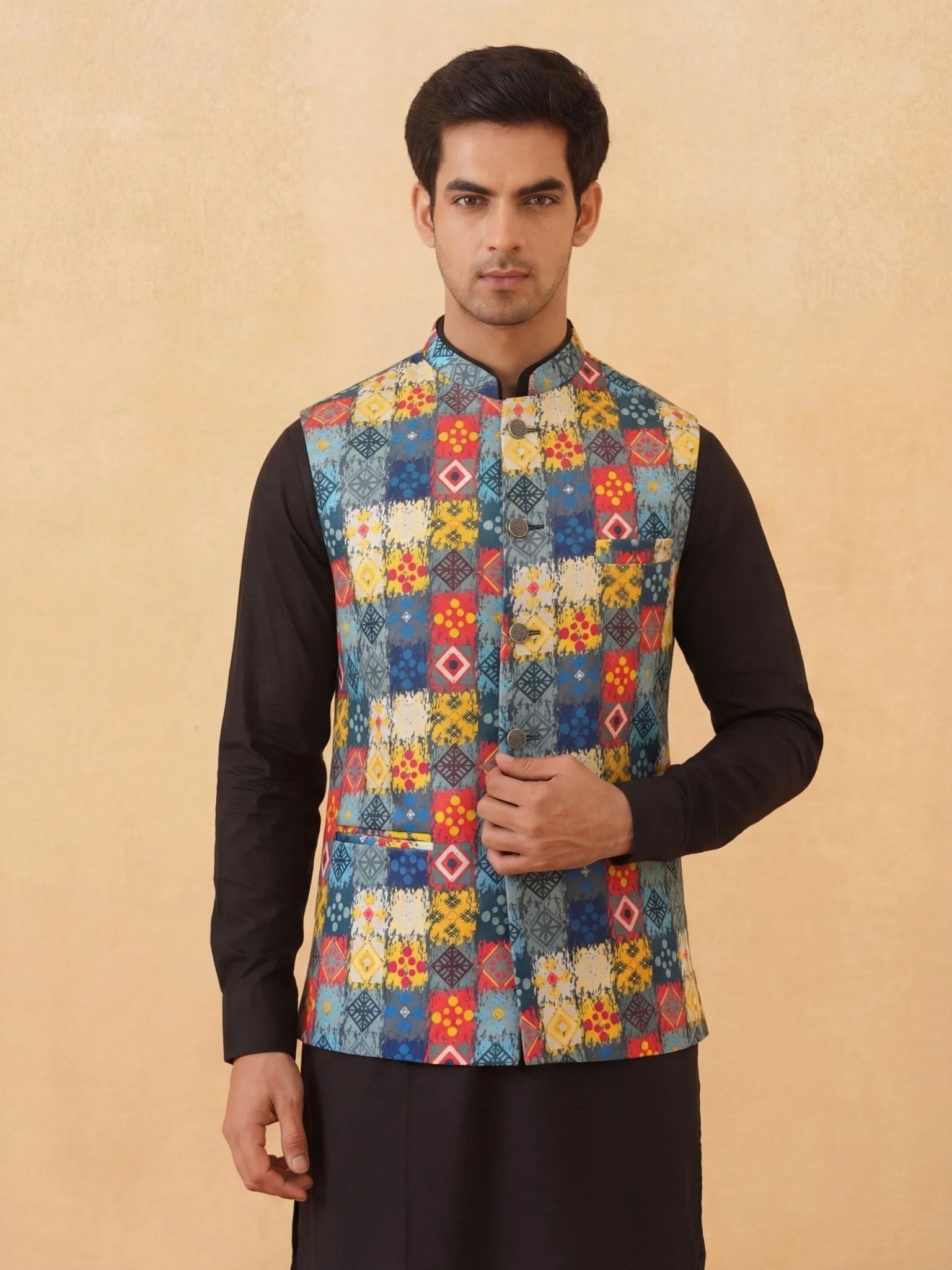Shahi Attire Modi Jacket - Jaipuri Crown