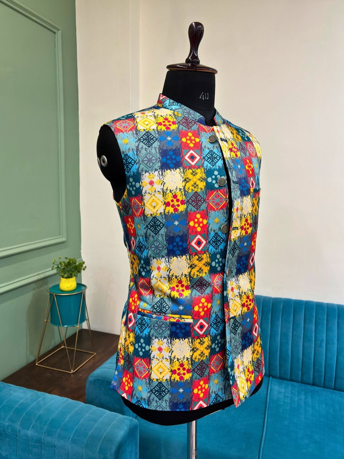 Shahi Attire Modi Jacket - Jaipuri Crown