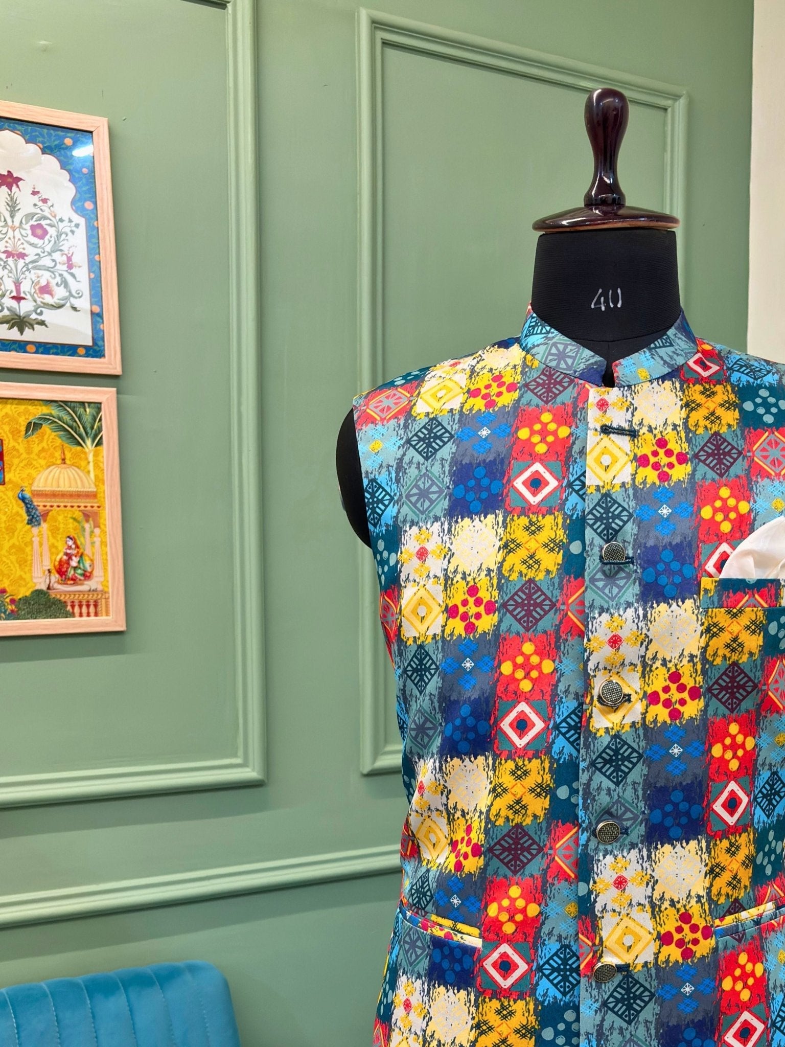 Shahi Attire Modi Jacket - Jaipuri Crown