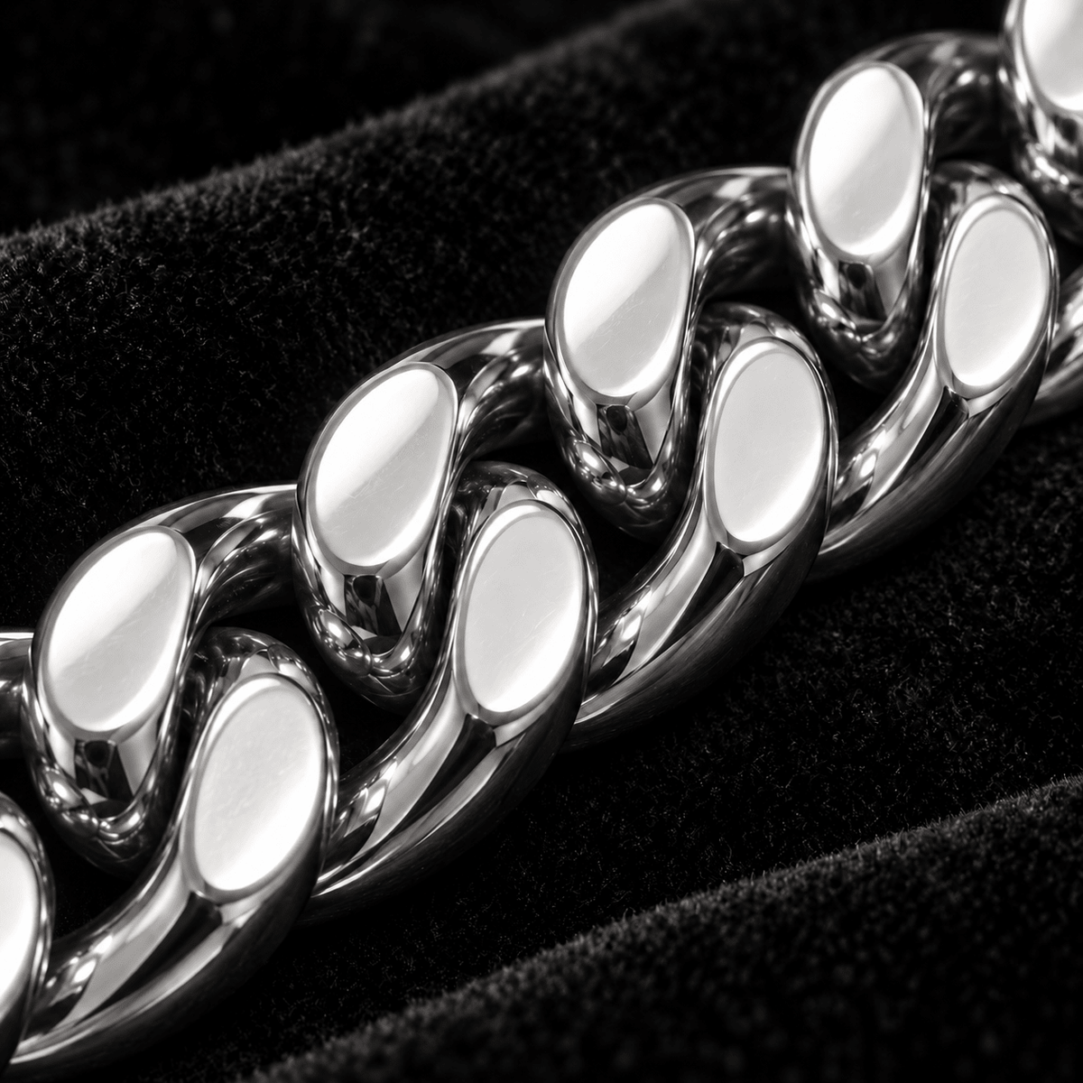 Sleek Polished Silver Men's Jewellery Bracelet - Jaipuri Crown