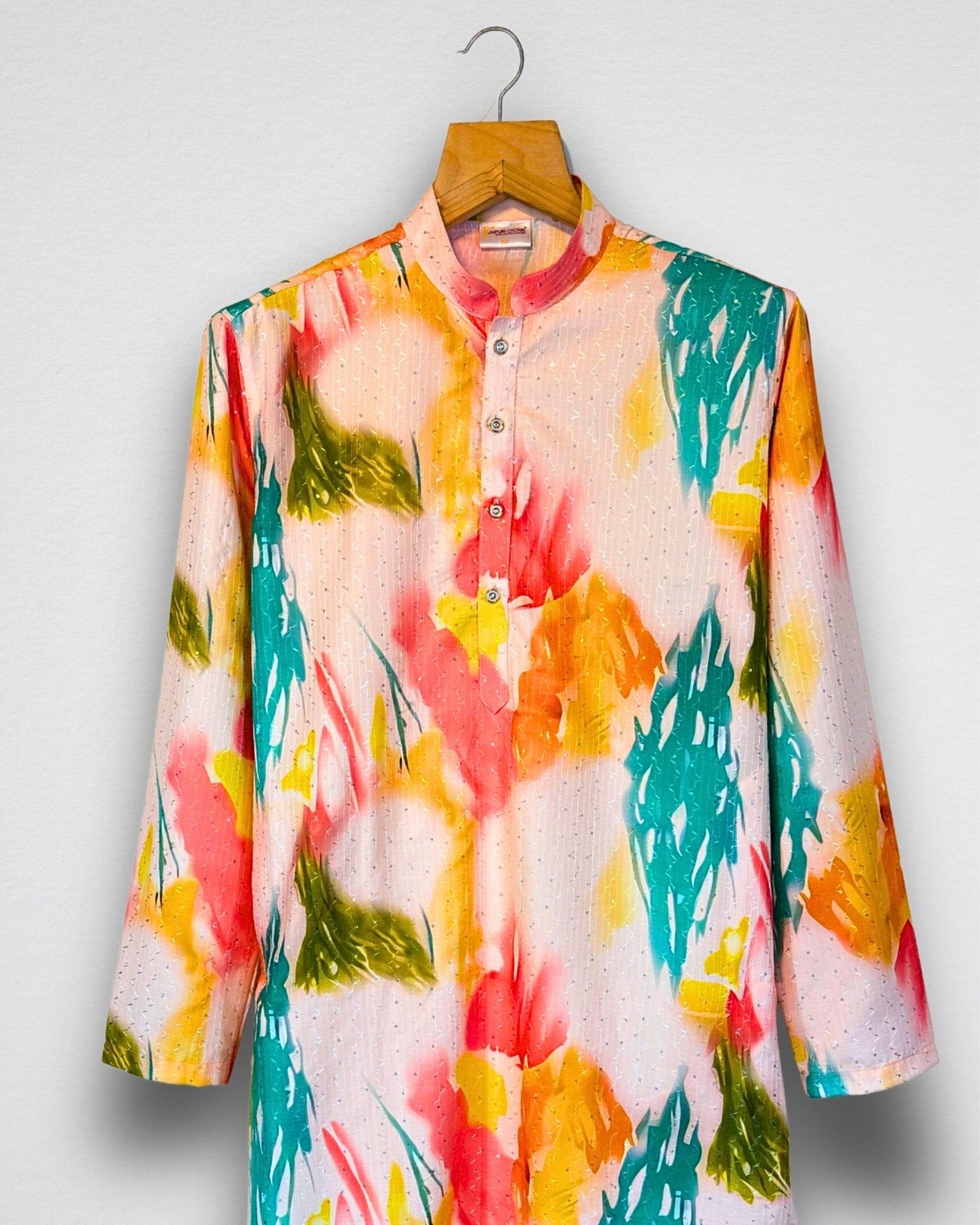 Snowflake Tie - Dye Kurta - Jaipuri Crown