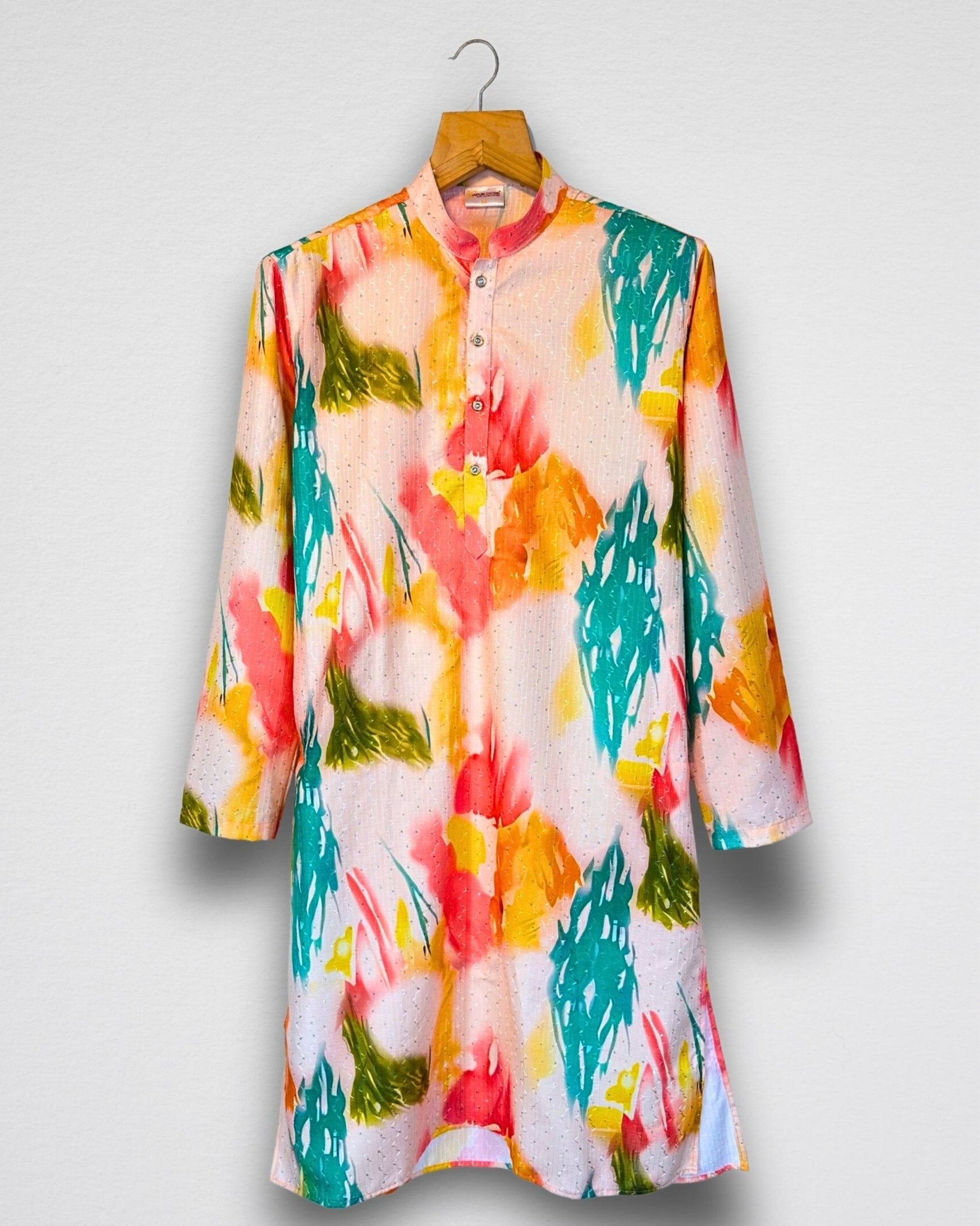 Snowflake Tie - Dye Kurta - Jaipuri Crown