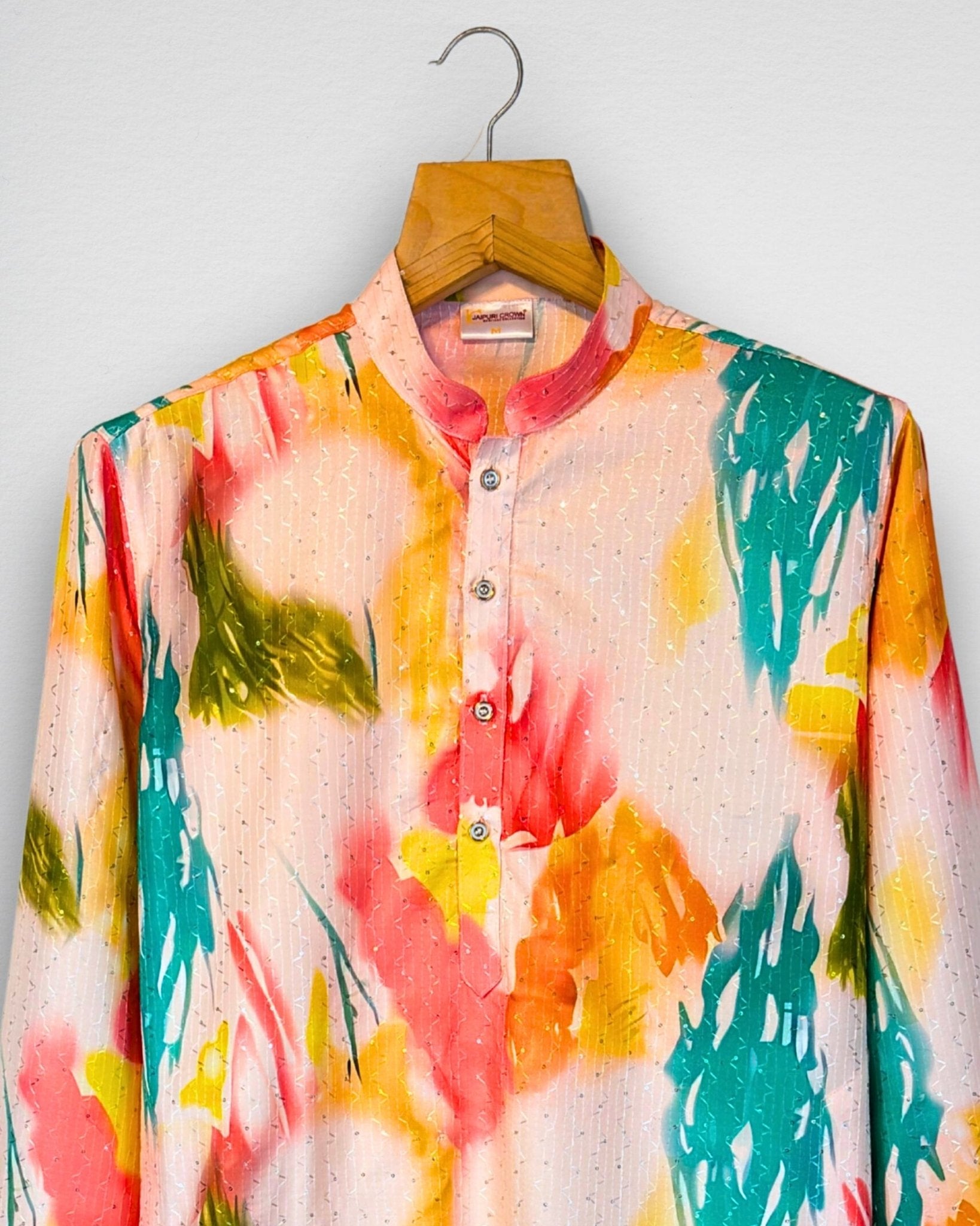 Snowflake Tie - Dye Kurta - Jaipuri Crown