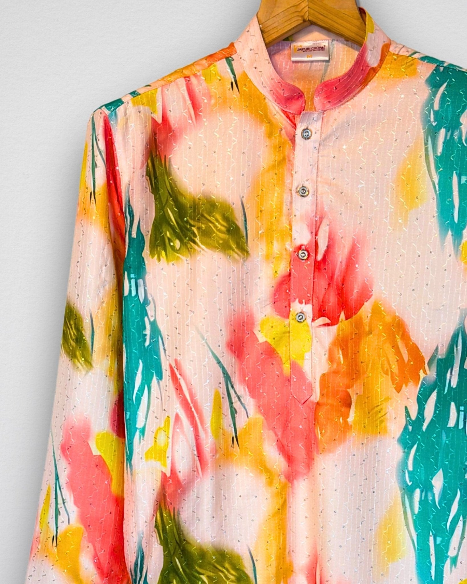 Snowflake Tie - Dye Kurta - Jaipuri Crown