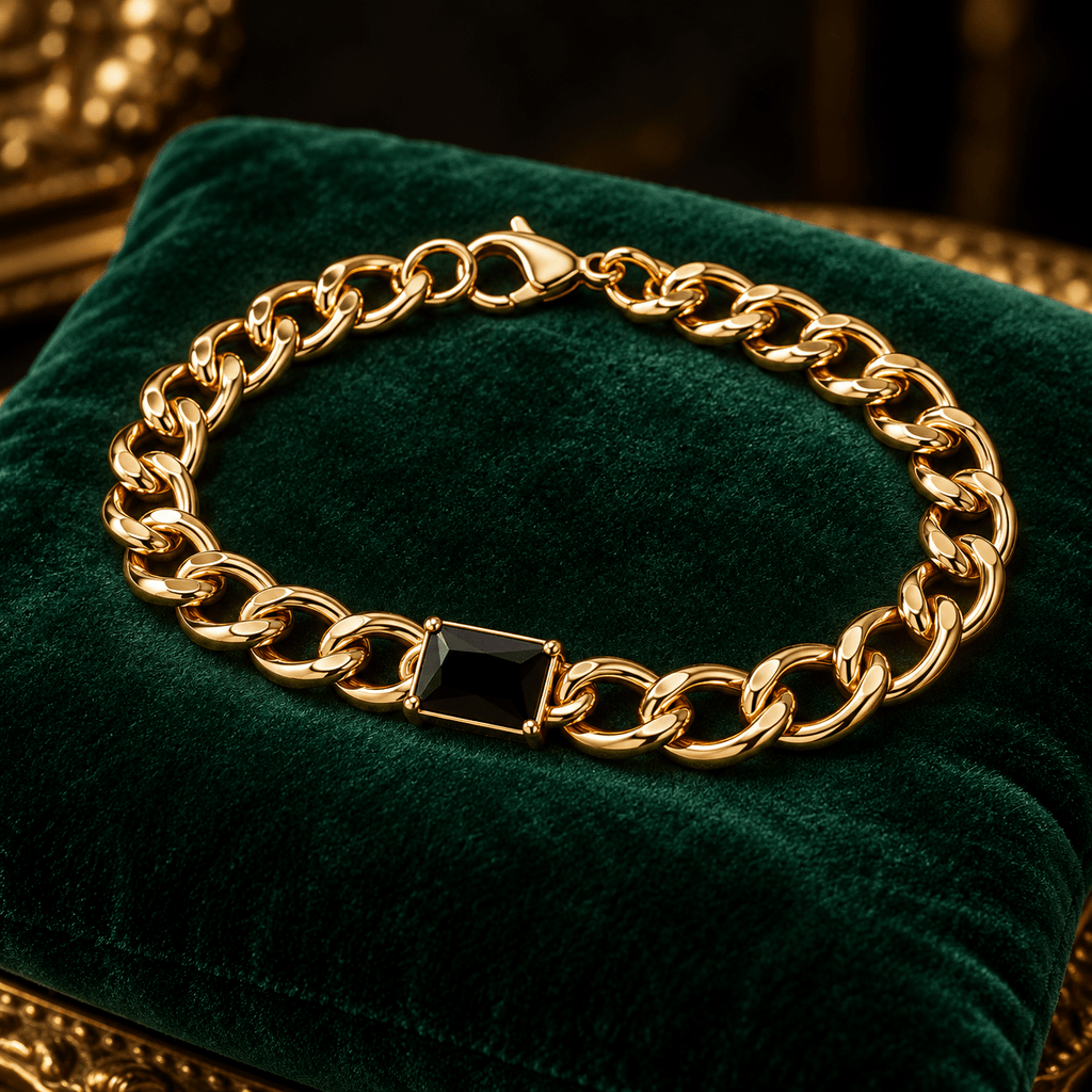 Stylish Gold Bracelet - Men's Jewellery - Jaipuri Crown