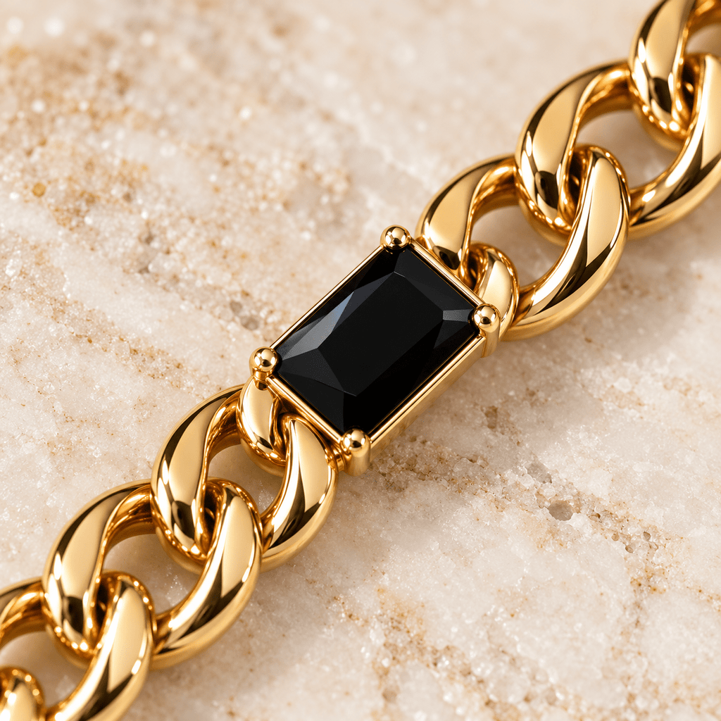 Stylish Gold Bracelet - Men's Jewellery - Jaipuri Crown