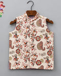 Stylish Kid's Nehru Jacket - Jaipuri Crown