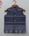 Stylish Kid's Nehru Jacket - Jaipuri Crown