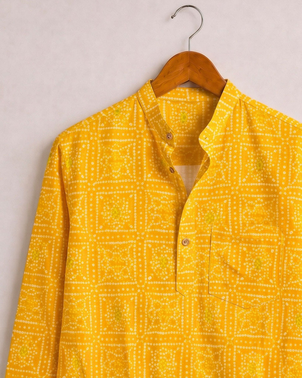 Sunshine Delight – Printed Cotton Short Kurta - Jaipuri Crown