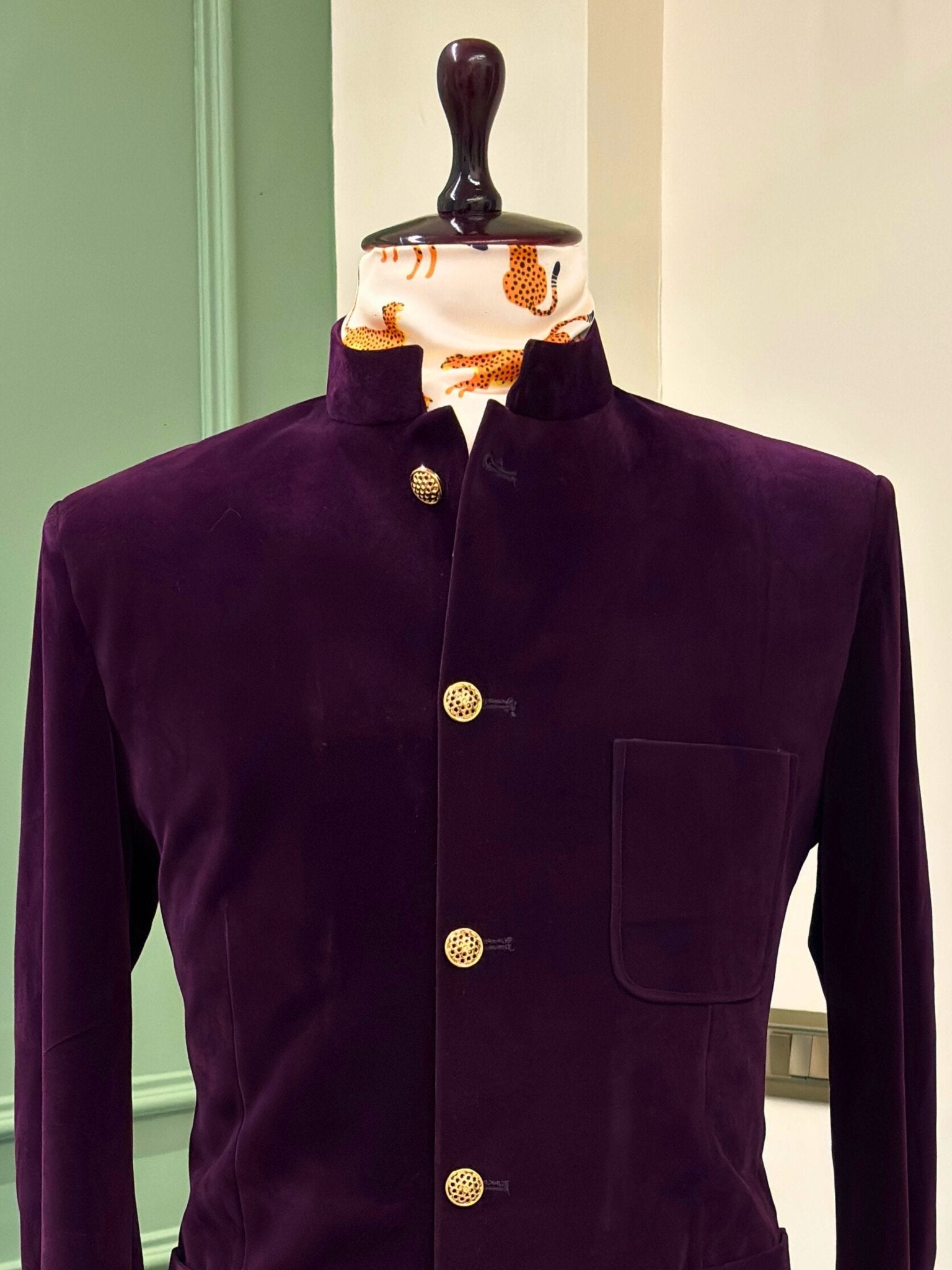 The Modern Jodhpuri - Wine - Jaipuri Crown
