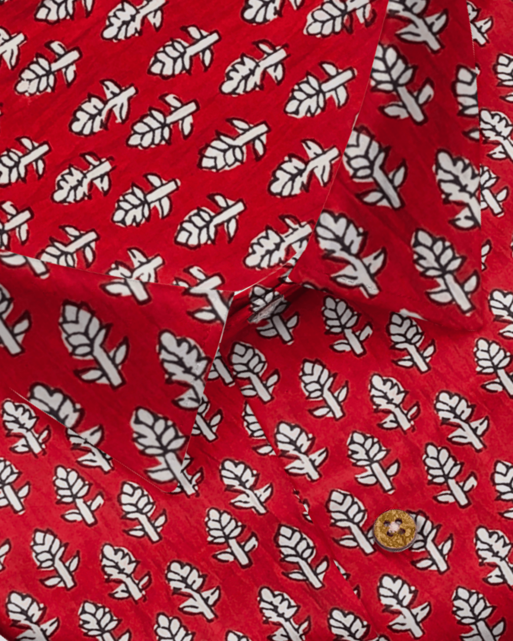 The Red Buti - Pure Cotton Shirt - Jaipuri Crown