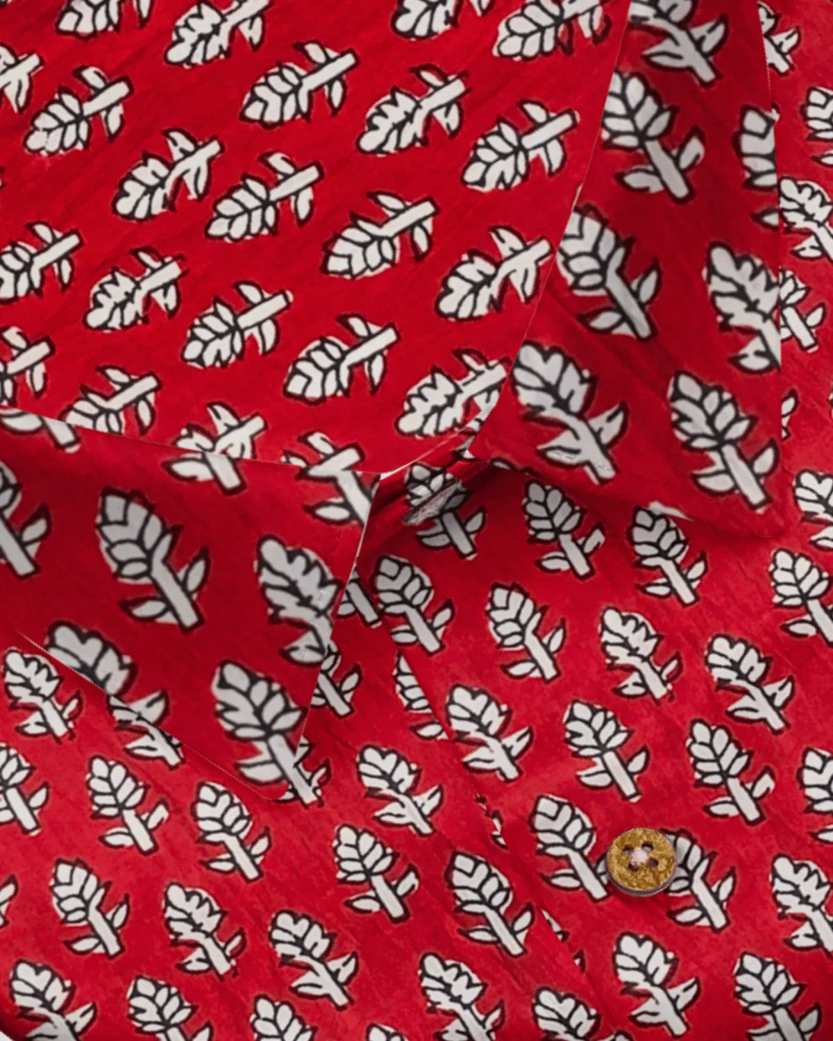 The Red Buti - Pure Cotton Shirt - Jaipuri Crown