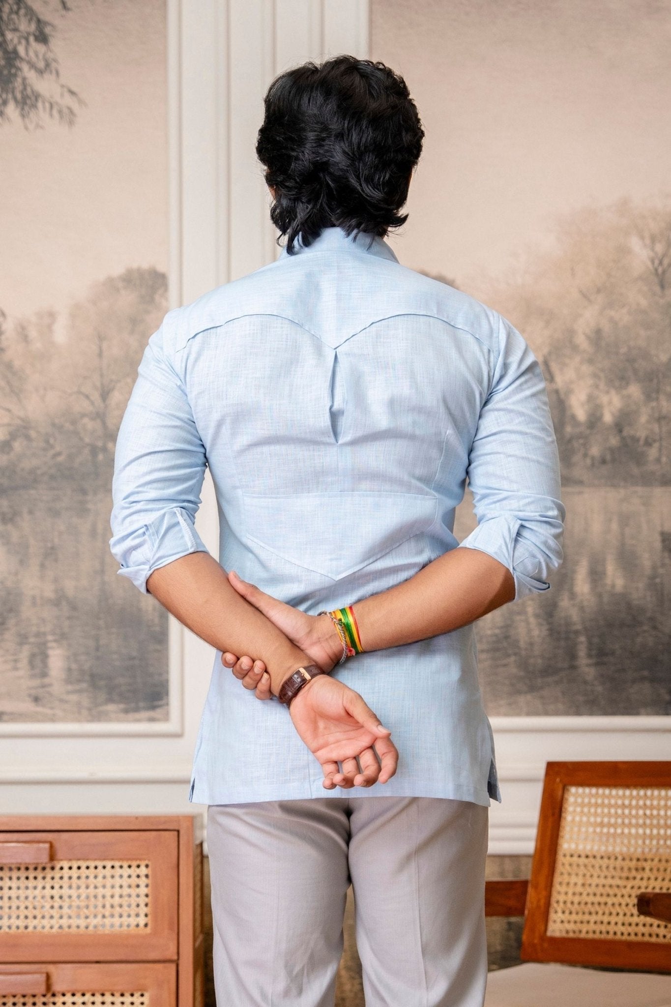 The Ultimate Hunting Shirt — Blue Falcon - Jaipuri Crown