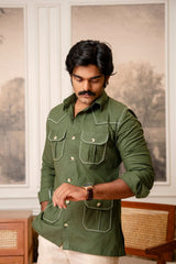 The Ultimate Hunting Shirt — Imperial Olive - Jaipuri Crown