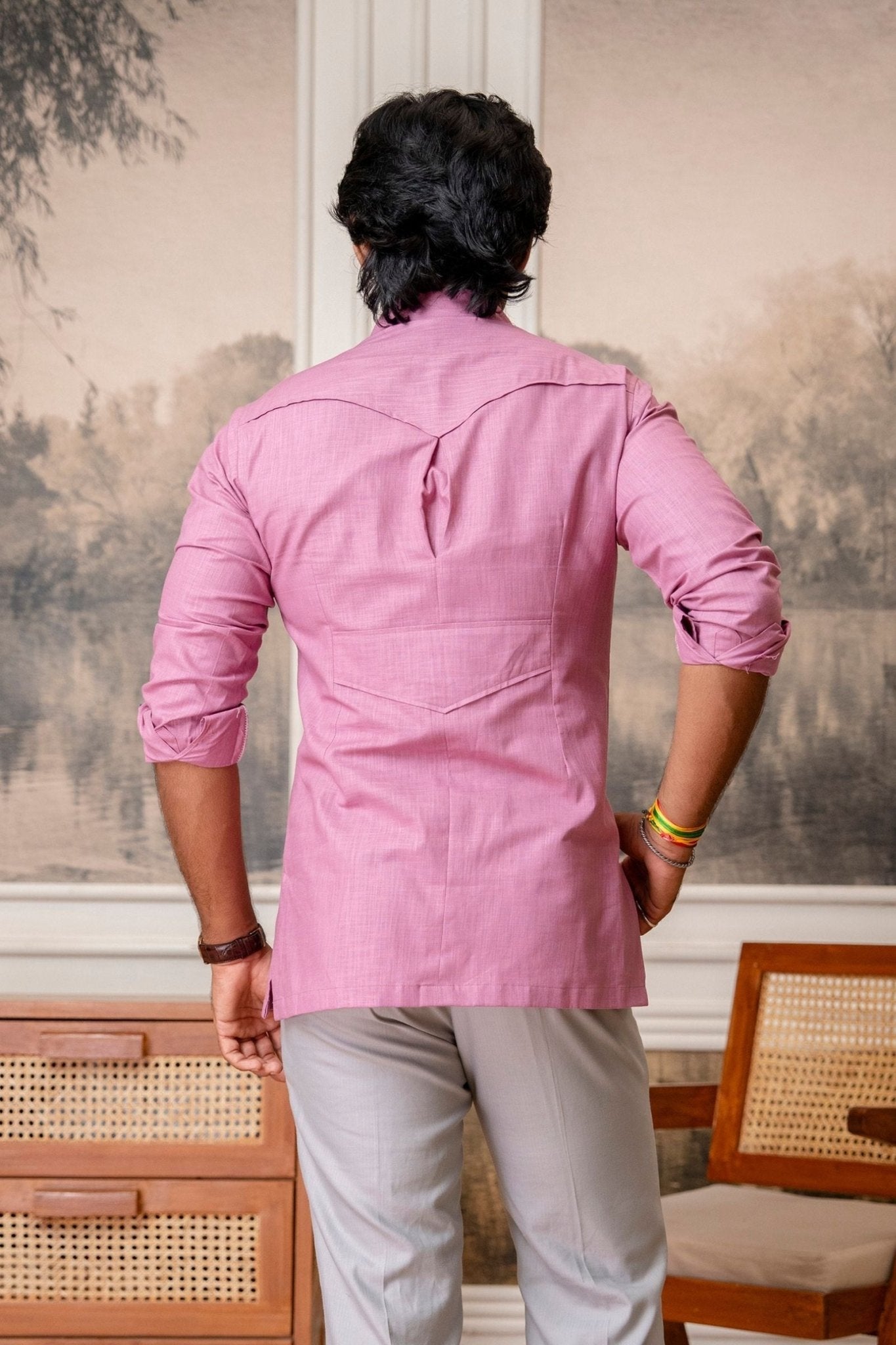 The Ultimate Hunting Shirt — Jaipur Blush - Jaipuri Crown