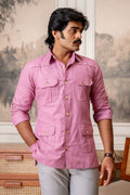 The Ultimate Hunting Shirt — Jaipur Blush - Jaipuri Crown