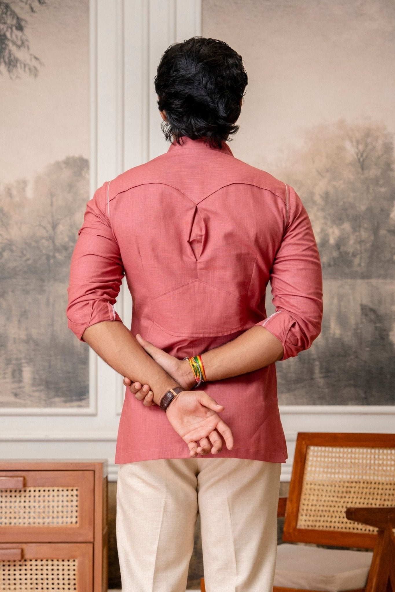 The Ultimate Hunting Shirt — Maharaja Rose - Jaipuri Crown