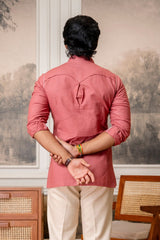 The Ultimate Hunting Shirt — Maharaja Rose - Jaipuri Crown