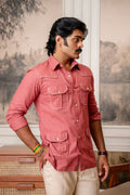 The Ultimate Hunting Shirt — Maharaja Rose - Jaipuri Crown
