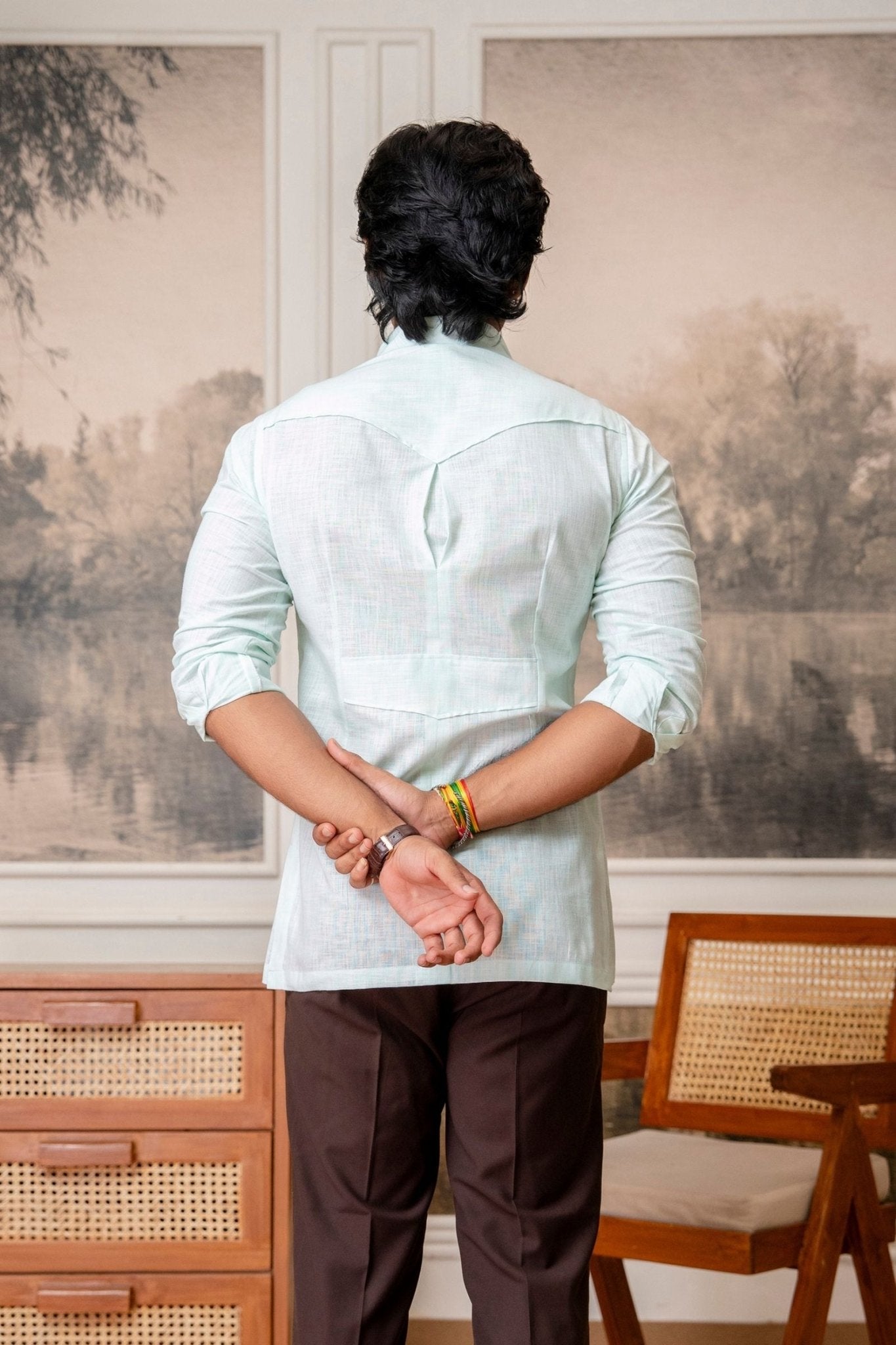 The Ultimate Hunting Shirt — Royal Mist - Jaipuri Crown