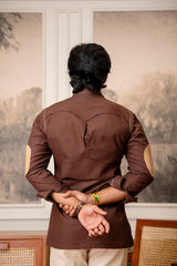 The Ultimate Hunting Shirt — Saddle Brown - Jaipuri Crown