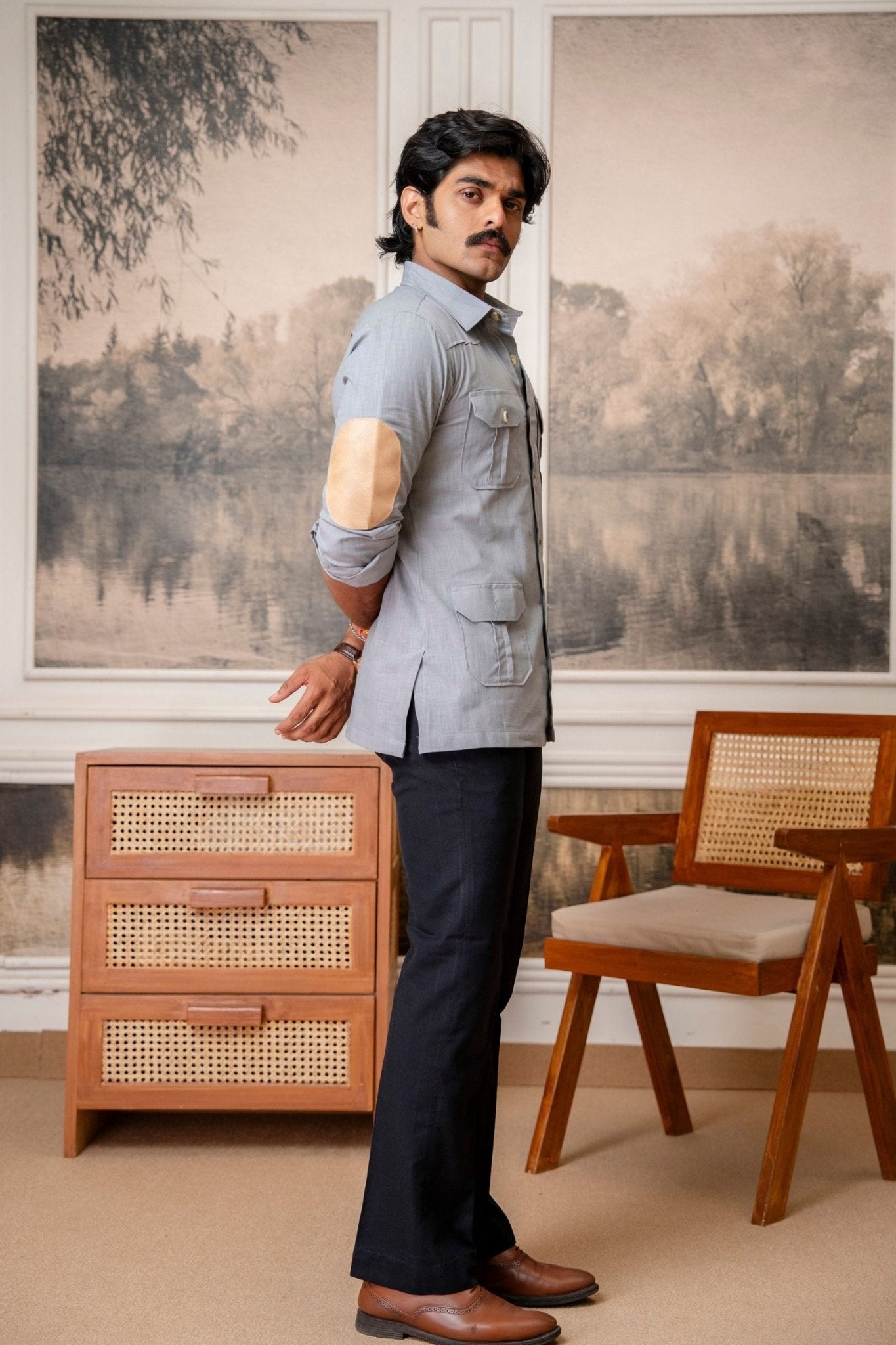The Ultimate Hunting Shirt — Silver Wolf - Jaipuri Crown