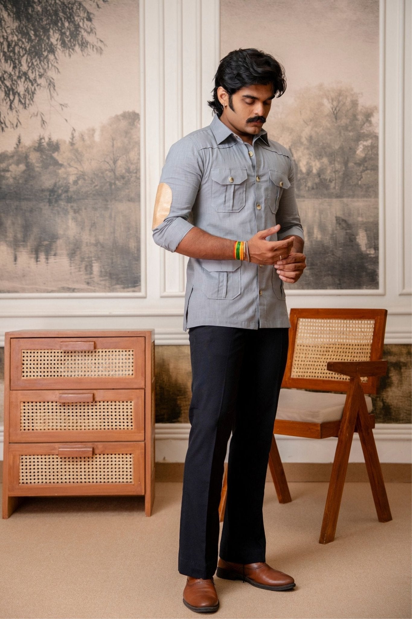 The Ultimate Hunting Shirt — Silver Wolf - Jaipuri Crown