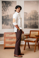 The Ultimate Hunting Shirt — White Tiger - Jaipuri Crown